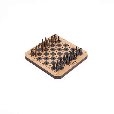 City Chess Game Alkmaar Natural Diagonal