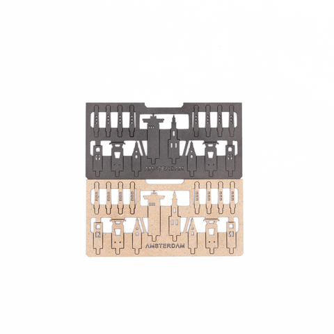 City Chess Game Amsterdam Black Inlay