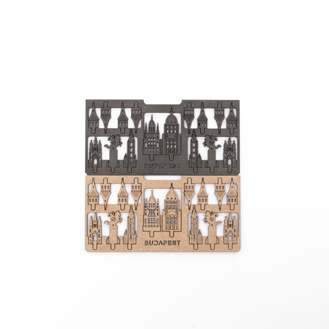 City Chess Game Budapest Natural Inlay