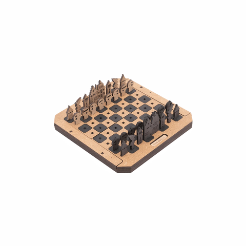 City Chess Game Den Bosch Natural Diagonal