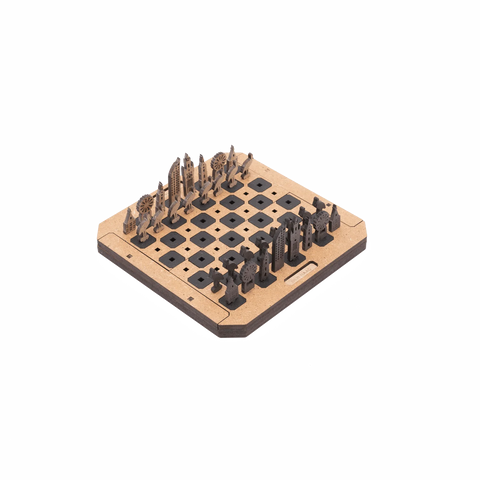 City Chess Game Den Haag Natural Diagonal