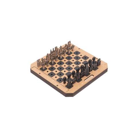 City Chess Game Eindhoven Natural Diagonal