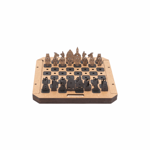 City Chess Game Giethoorn Natural Front