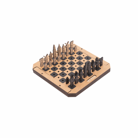 City Chess Game Middelburg Natural Diagonal