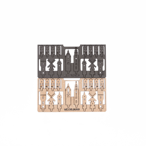 City Chess Game Middelburg Natural Inlay