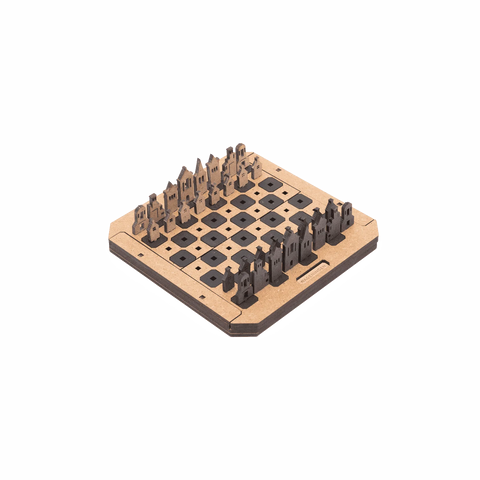 City Chess Game Wageningen Natural Diagonal