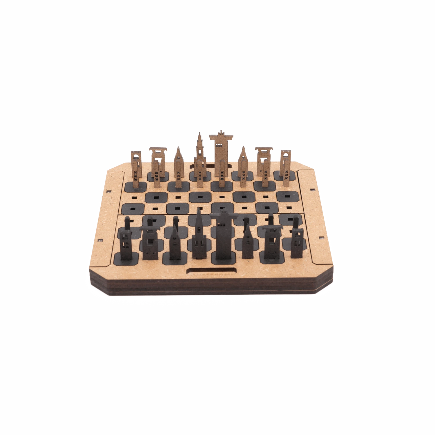 Amsterdam City Chess Schaakset – Iconische bezienswaardigheden en premium design Amsterdam City Chess Schaakset – Iconische bezienswaardigheden en premium design