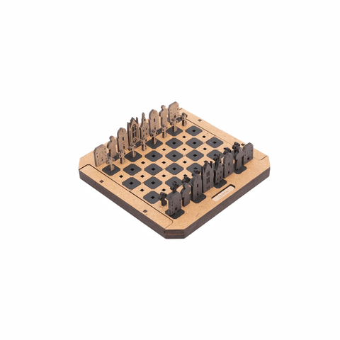 City Chess Game Leiden Natural Diagonal
