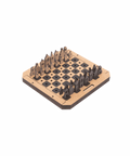 City Chess Game Wageningen Natural Diagonal